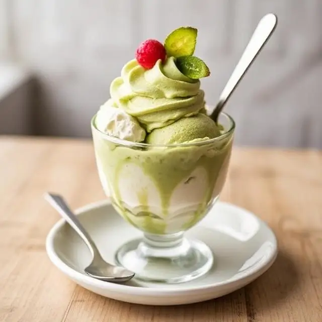 Matcha Ice Cream Sundae