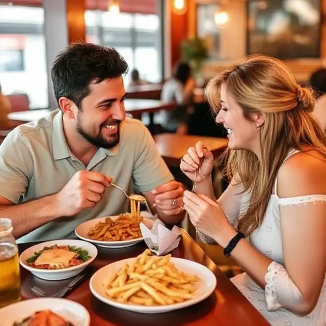 User submitted photo of a couple enjoying their meal